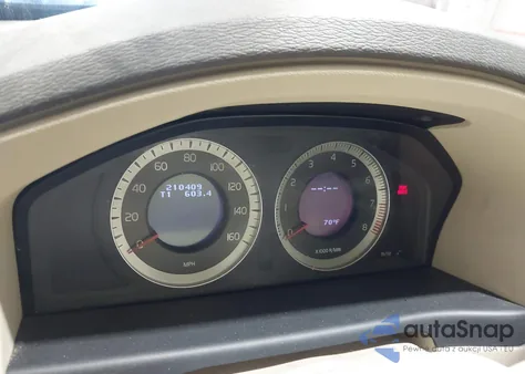 2009 Volvo S80 T6 z USA, uszkodzony, nr VIN YV1AH992891105389